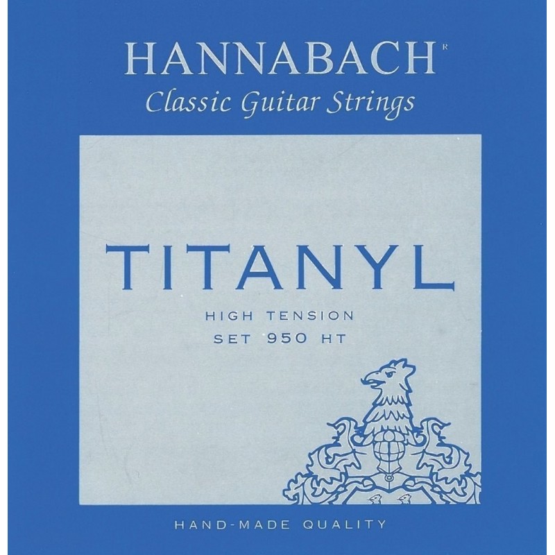 Hannabach 7165204 Struny do gitary klasycznej Serie 950 High tension Titanyl